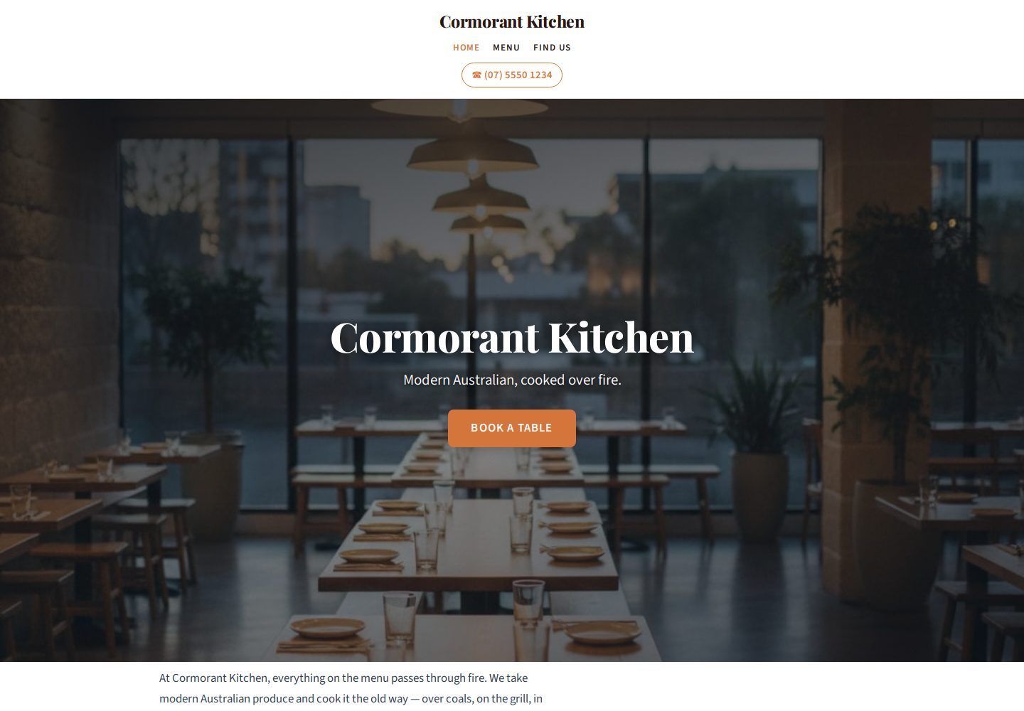 Cormorant Kitchen
